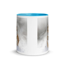 Load image into Gallery viewer, Color Inside 11oz Ceramic Mug - Snow Tiger
