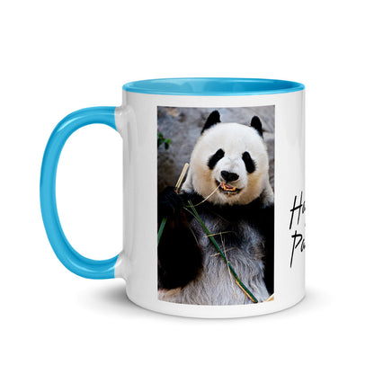 Color Inside 11oz Ceramic Mug - Happy Panda