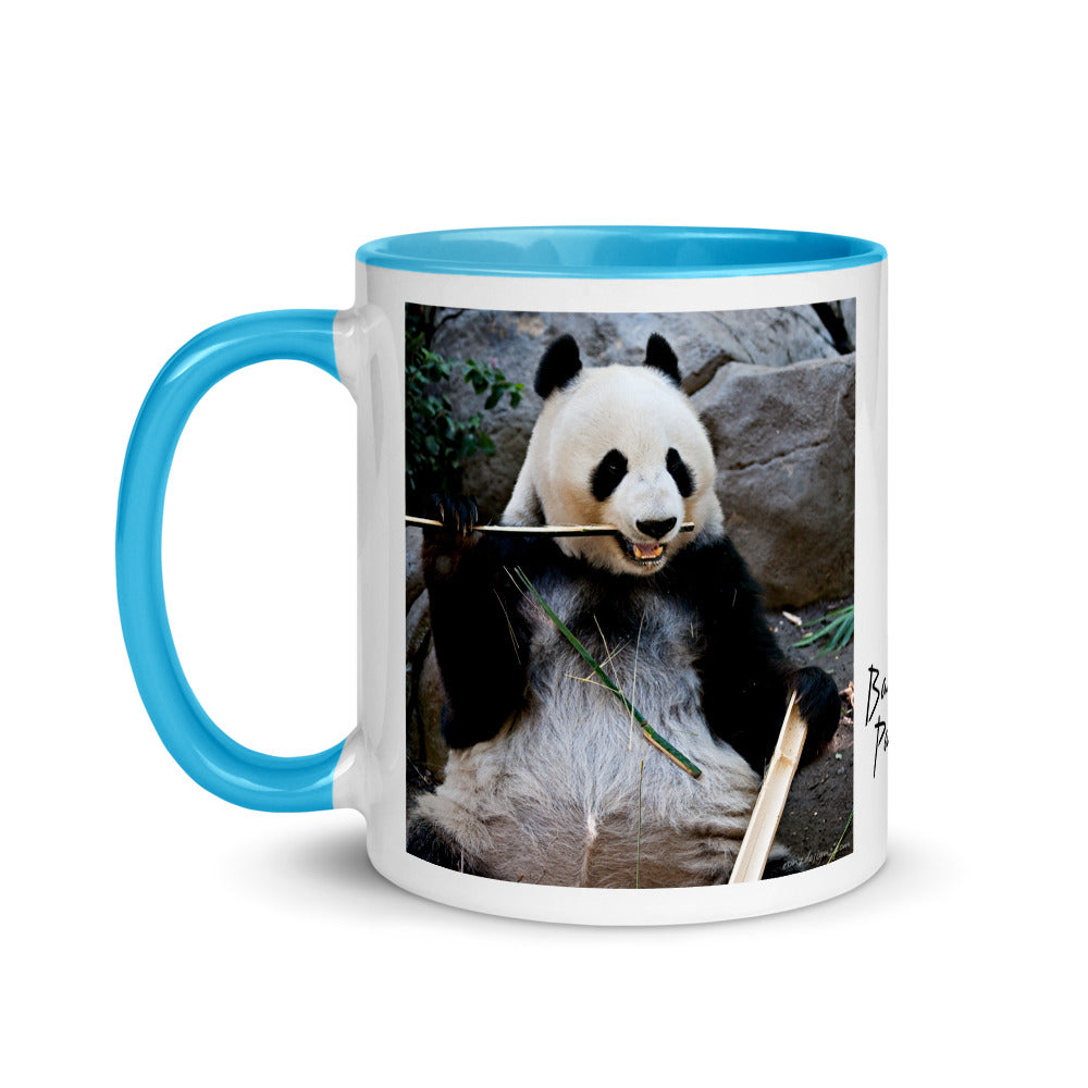 Color Inside 11oz Ceramic Mug - Bamboo Panda
