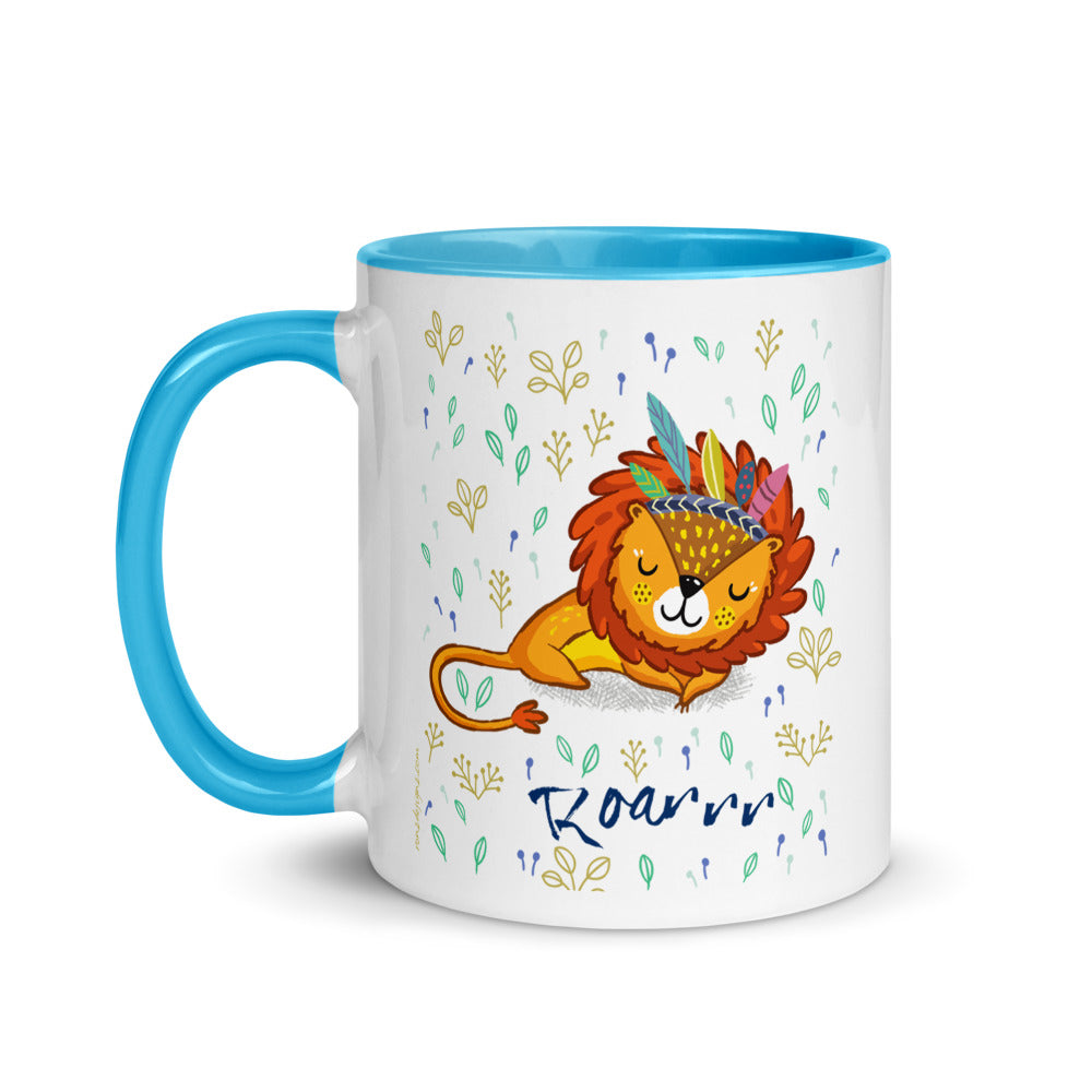Color Inside 11oz Ceramic Mug - Roarrr