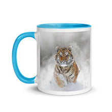 Load image into Gallery viewer, Color Inside 11oz Ceramic Mug - Snow Tiger
