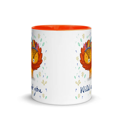 Color Inside 11oz Ceramic Mug - Wild About You