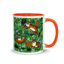 Load image into Gallery viewer, Color In 11oz Ceramic Mug - Very Silly Tigers
