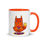 Color Inside 11oz Ceramic Mug - Enlightened Hygge Fox