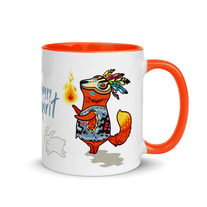 Color Inside 11oz Ceramic Mug - Happy Spirit