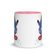 Load image into Gallery viewer, Color Inside 11oz Ceramic Mug - Yeti Shredding It!
