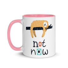 Load image into Gallery viewer, Color Inside 11oz Ceramic Mug - Not Now!
