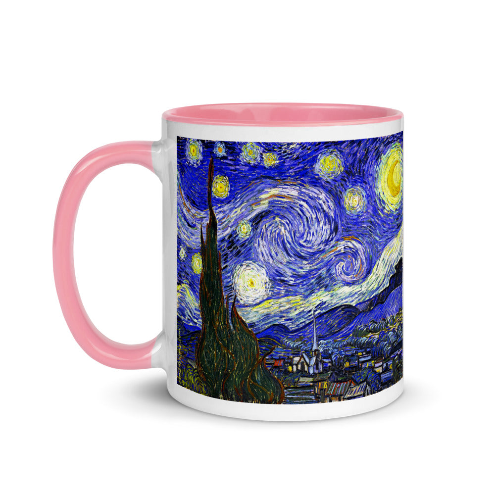 Color Inside 11oz Ceramic Mug - van Gogh: The Starry Night