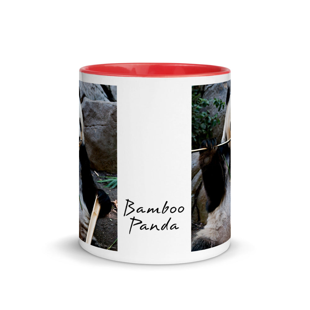 Color Inside 11oz Ceramic Mug - Bamboo Panda