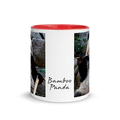 Color Inside 11oz Ceramic Mug - Bamboo Panda