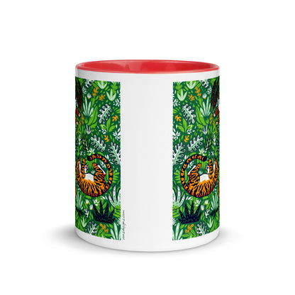 Color In 11oz Ceramic Mug - Very Silly Tigers