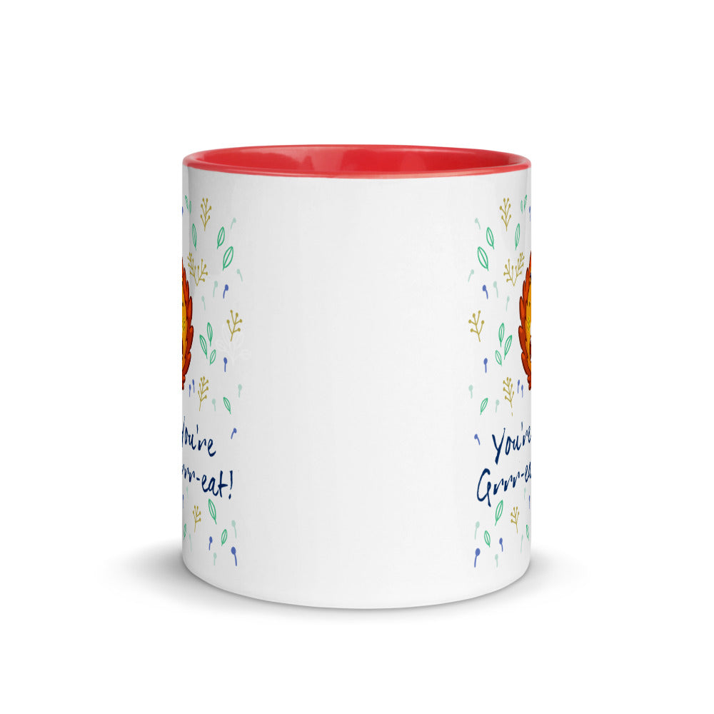 Color Inside 11oz Ceramic Mug - You're Grrr-eat!