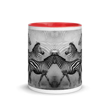 Load image into Gallery viewer, Color Inside 11oz Ceramic Mug - Zebra Dust

