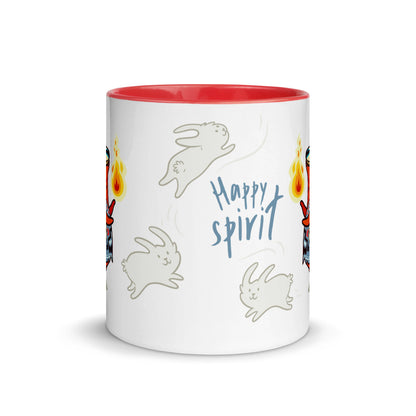 Color Inside 11oz Ceramic Mug - Happy Spirit