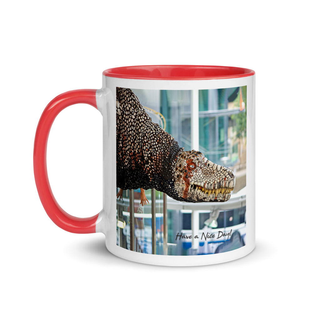 Color Inside 11oz Ceramic Mug - Have a Nice Day!