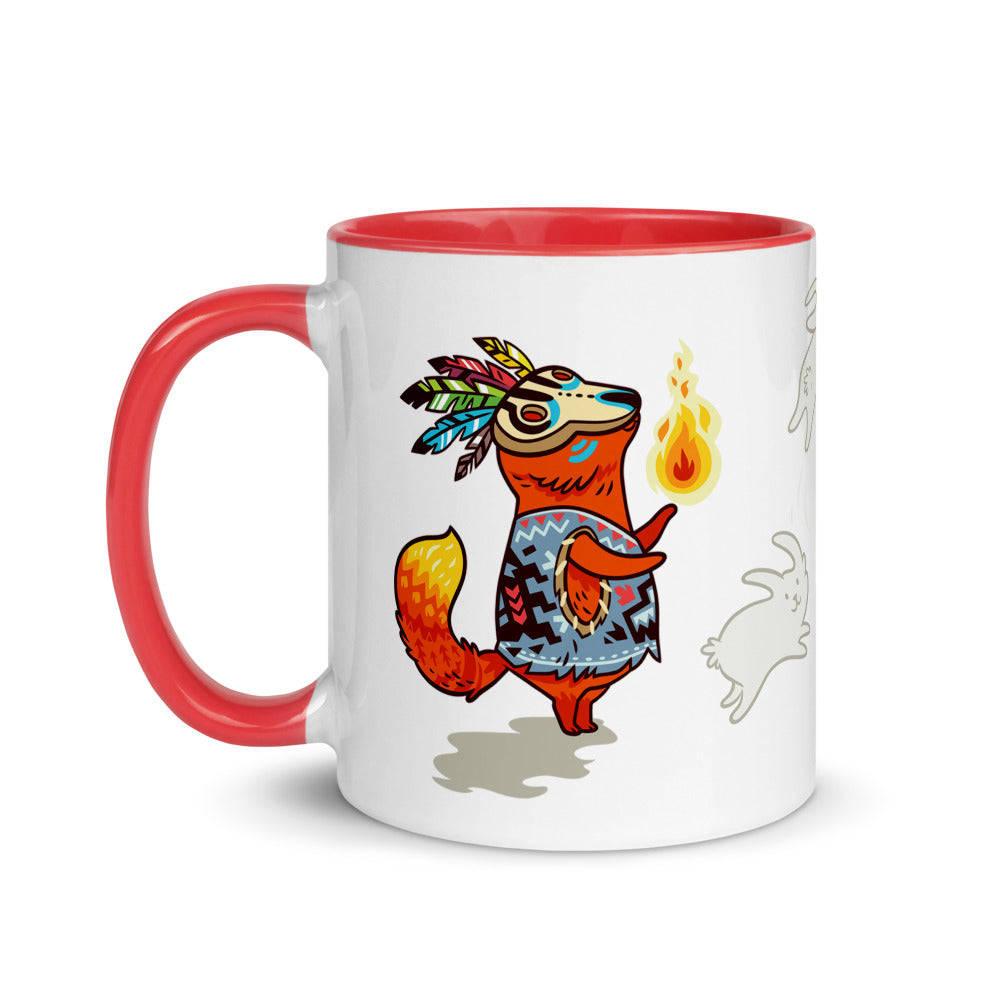 Color Inside 11oz Ceramic Mug - Happy Spirit