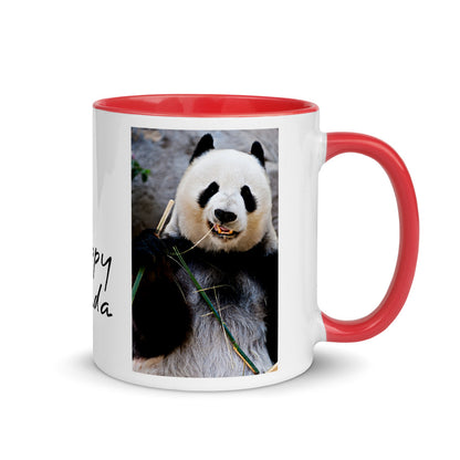 Color Inside 11oz Ceramic Mug - Happy Panda