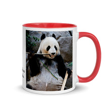 Load image into Gallery viewer, Color Inside 11oz Ceramic Mug - Bamboo Panda
