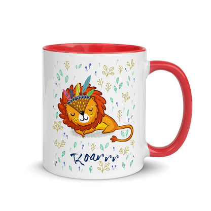 Color Inside 11oz Ceramic Mug - Roarrr