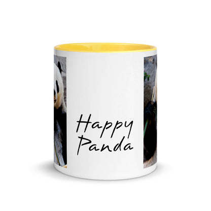 Color Inside 11oz Ceramic Mug - Happy Panda