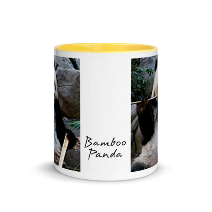 Color Inside 11oz Ceramic Mug - Bamboo Panda