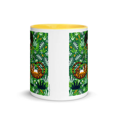 Color In 11oz Ceramic Mug - Very Silly Tigers
