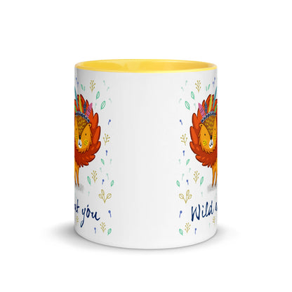 Color Inside 11oz Ceramic Mug - Wild About You