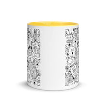 Load image into Gallery viewer, Color Inside 11oz Ceramic Mug - Funny Monsters
