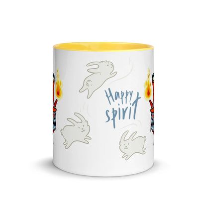 Color Inside 11oz Ceramic Mug - Happy Spirit