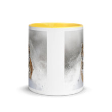 Load image into Gallery viewer, Color Inside 11oz Ceramic Mug - Snow Tiger
