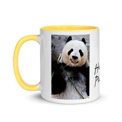 Color Inside 11oz Ceramic Mug - Happy Panda
