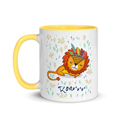 Color Inside 11oz Ceramic Mug - Roarrr