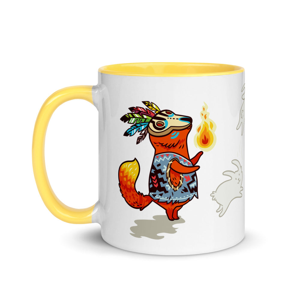 Color Inside 11oz Ceramic Mug - Happy Spirit