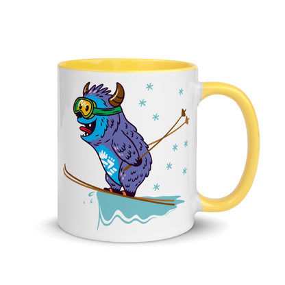 Color Inside 11oz Ceramic Mug - Yeti Lift Off!