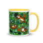 Color In 11oz Ceramic Mug - Very Silly Tigers