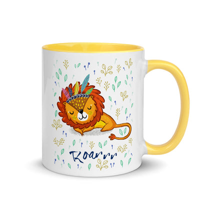 Color Inside 11oz Ceramic Mug - Roarrr