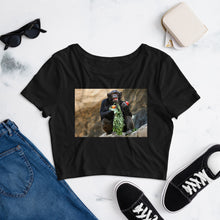 Load image into Gallery viewer, Premium Crop Tee - Lunch Is Served - Ronz-Design-Unique-Apparel

