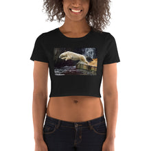 Load image into Gallery viewer, Premium Crop Tee - Score 10 on this Dive - Ronz-Design-Unique-Apparel
