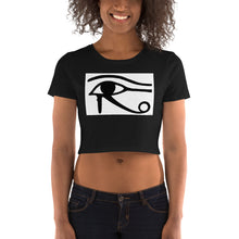 Load image into Gallery viewer, Premium Crop Tee -  Eye of Horus - Ronz-Design-Unique-Apparel
