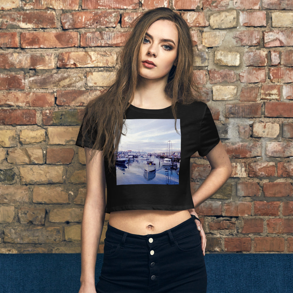 Premium Crop Tee - Serendipity - Ronz-Design-Unique-Apparel