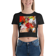 Load image into Gallery viewer, Premium Crop Tee - Abstract Oil

