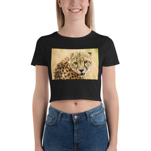 Load image into Gallery viewer, Premium Crop Tee - Cheetah Fangs
