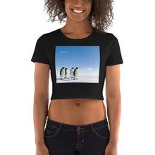 Load image into Gallery viewer, Premium Crop Top Tee - The Penguins
