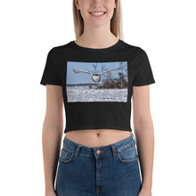 Load image into Gallery viewer, Premium Crop Top Tee - Potter&#39;s Snowy Owl
