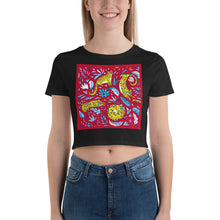 Load image into Gallery viewer, Premium Crop Tee - Silly Tigers
