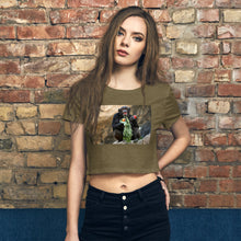 Load image into Gallery viewer, Premium Crop Tee - Lunch Is Served - Ronz-Design-Unique-Apparel
