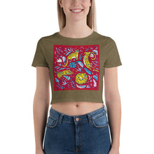 Load image into Gallery viewer, Premium Crop Tee - Silly Tigers
