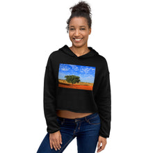 Load image into Gallery viewer, Premium Crop Hoodie - A Tree in Africa - Ronz-Design-Unique-Apparel
