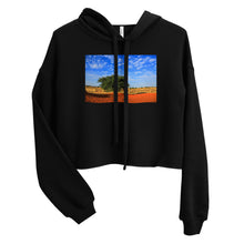 Load image into Gallery viewer, Premium Crop Hoodie - A Tree in Africa - Ronz-Design-Unique-Apparel
