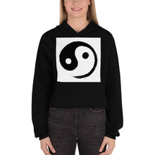 Load image into Gallery viewer, Premium Crop Hoodie - Yin Yang - Ronz-Design-Unique-Apparel
